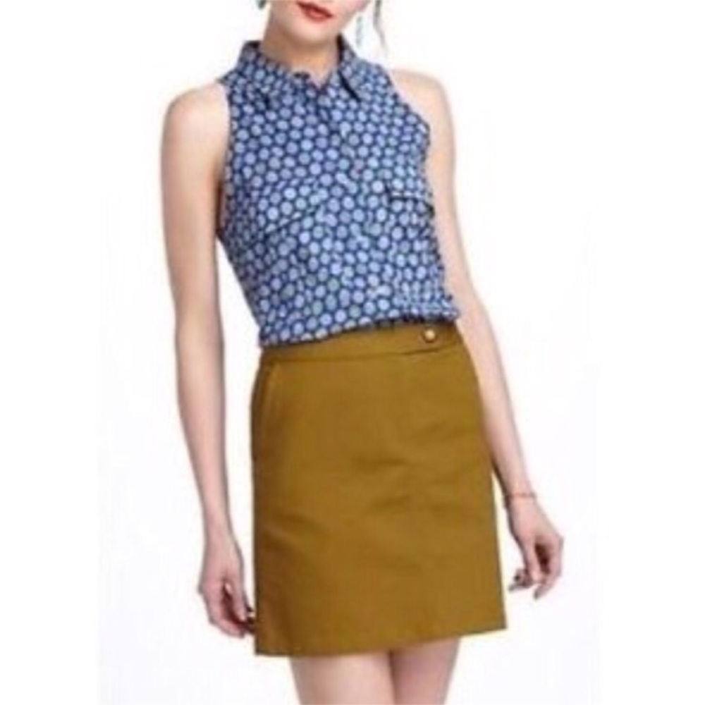 Vanessa Virginia Anthro Textured Mini Skirt Size 2 - Picture 4 of 4